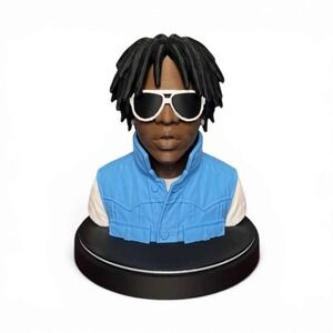 🔥 Chief Keef Bust – 3D Printed Collectible | Hip Hop Display | Rap Legend Fan Ar